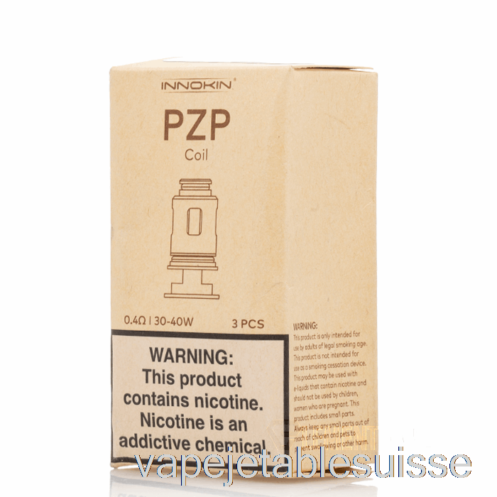 Vape Suisse Bobines De Remplacement Innokin Pzp Bobines Pzp 0,4ohm